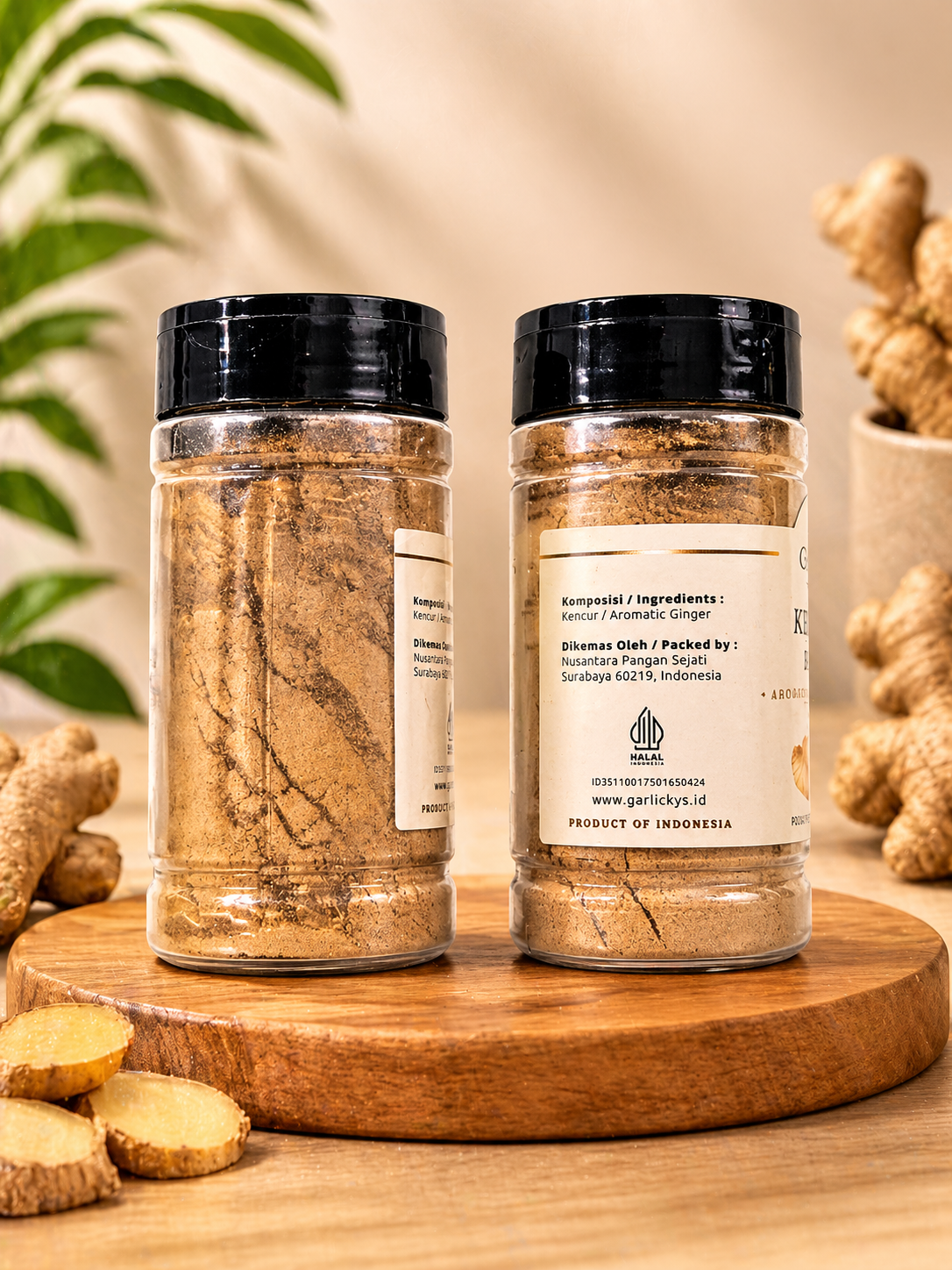 Premium Kencur Powder - Rare Indonesian Aromatic Ginger II 100% Natural Herbal Spice (@ 40 gr)