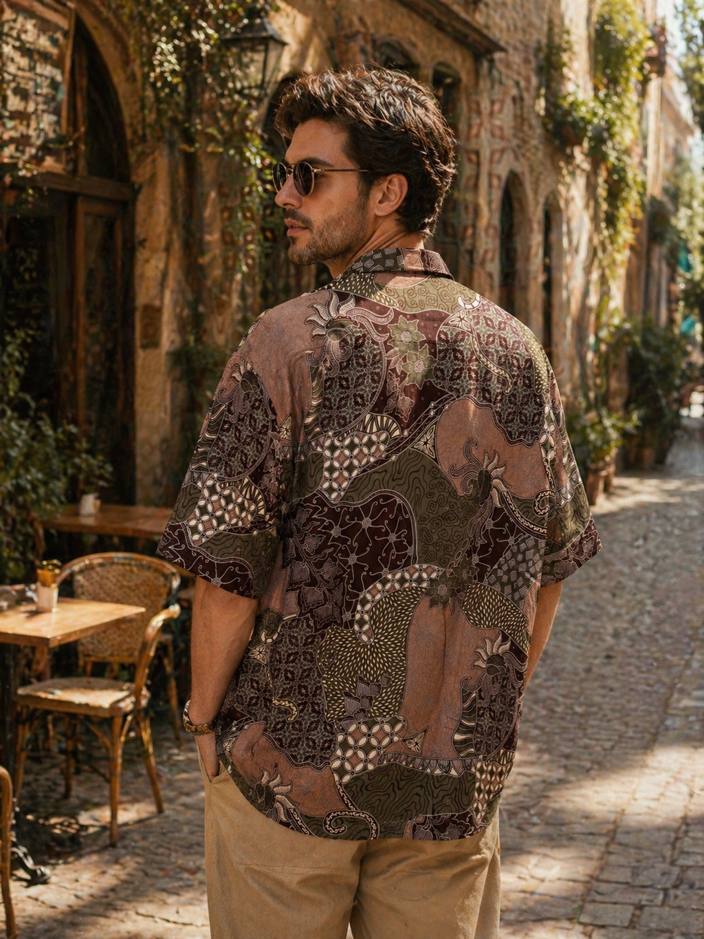 Premium Indonesian Batik Shirt II Breathable Cotton Blend II Timeless Heritage Style