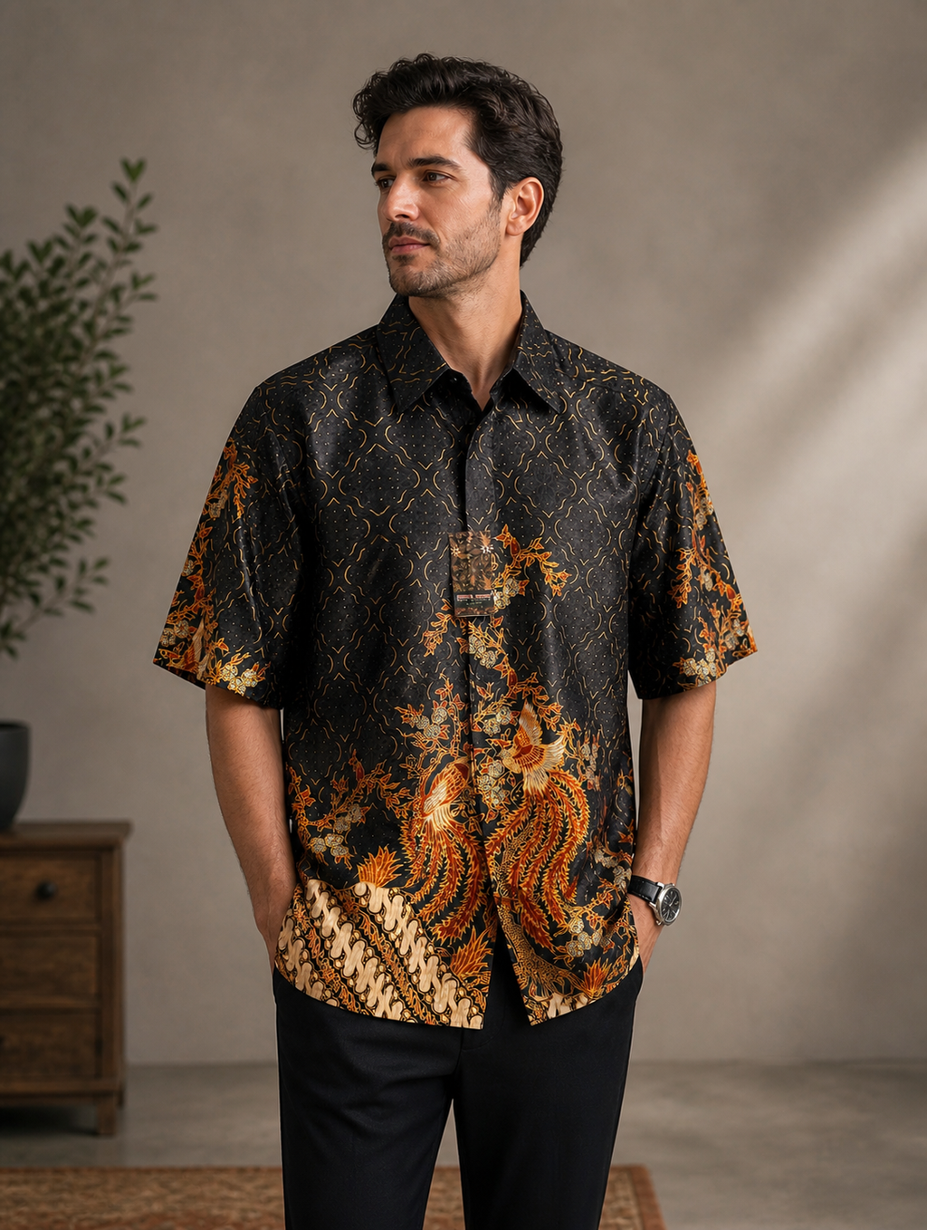 Men’s Premium Batik Shirt |Motif Indonesian Traditional Fashion