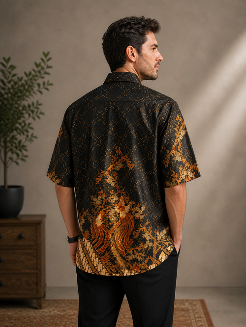 Men’s Premium Batik Shirt |Motif Indonesian Traditional Fashion